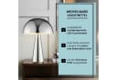 Lightbox Tischleuchte Pilzform E14 Chrom 33 cm Bild 5
