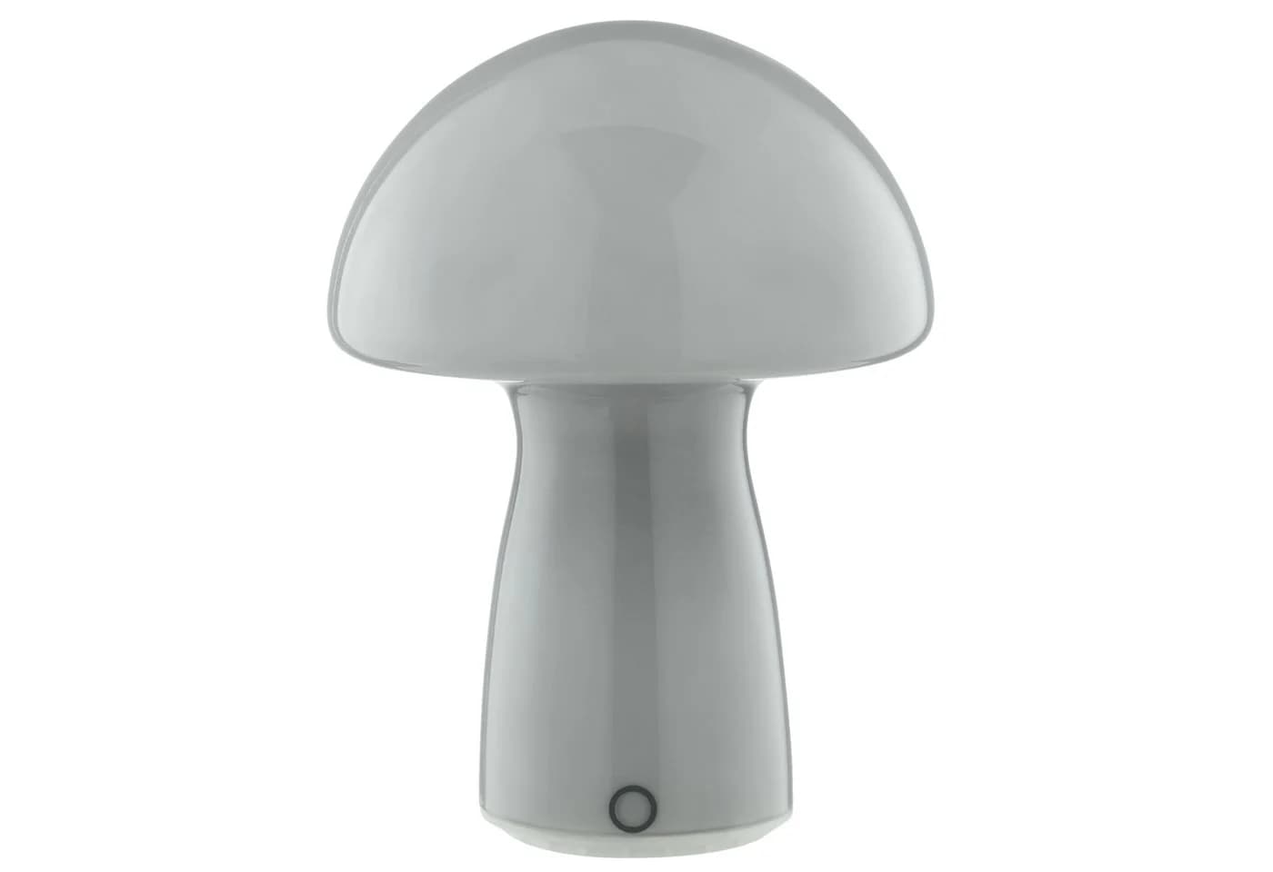 Lightbox LED Tischleuchte Grau Dimmbar Akku Pilzleuchte Glas - Bild 4