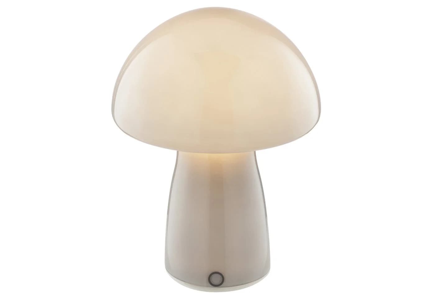 Lightbox LED Tischleuchte Grau Dimmbar Akku Pilzleuchte Glas - Bild 5