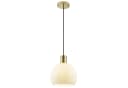 Lightbox Pendelleuchte Glamour Messing/Opalweiß E27 Bild 2