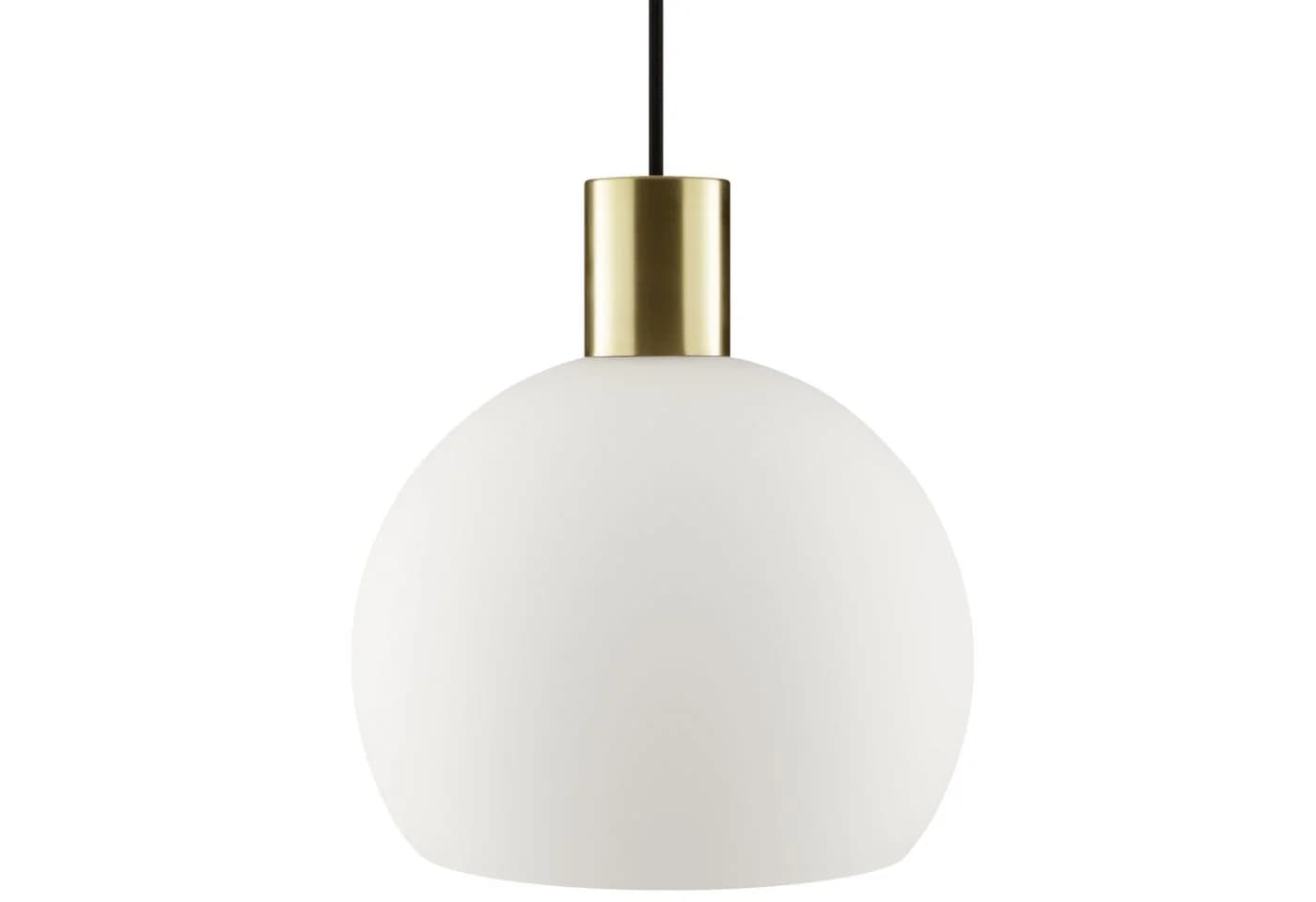 Lightbox Pendelleuchte Glamour Messing/Opalweiß E27 - Bild 5