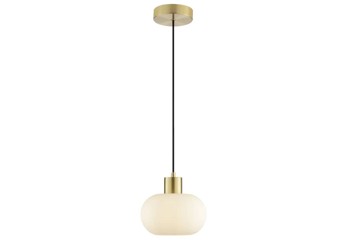 Lightbox Pendelleuchte E27 Weiß Messing Gebürstet - Bild 5