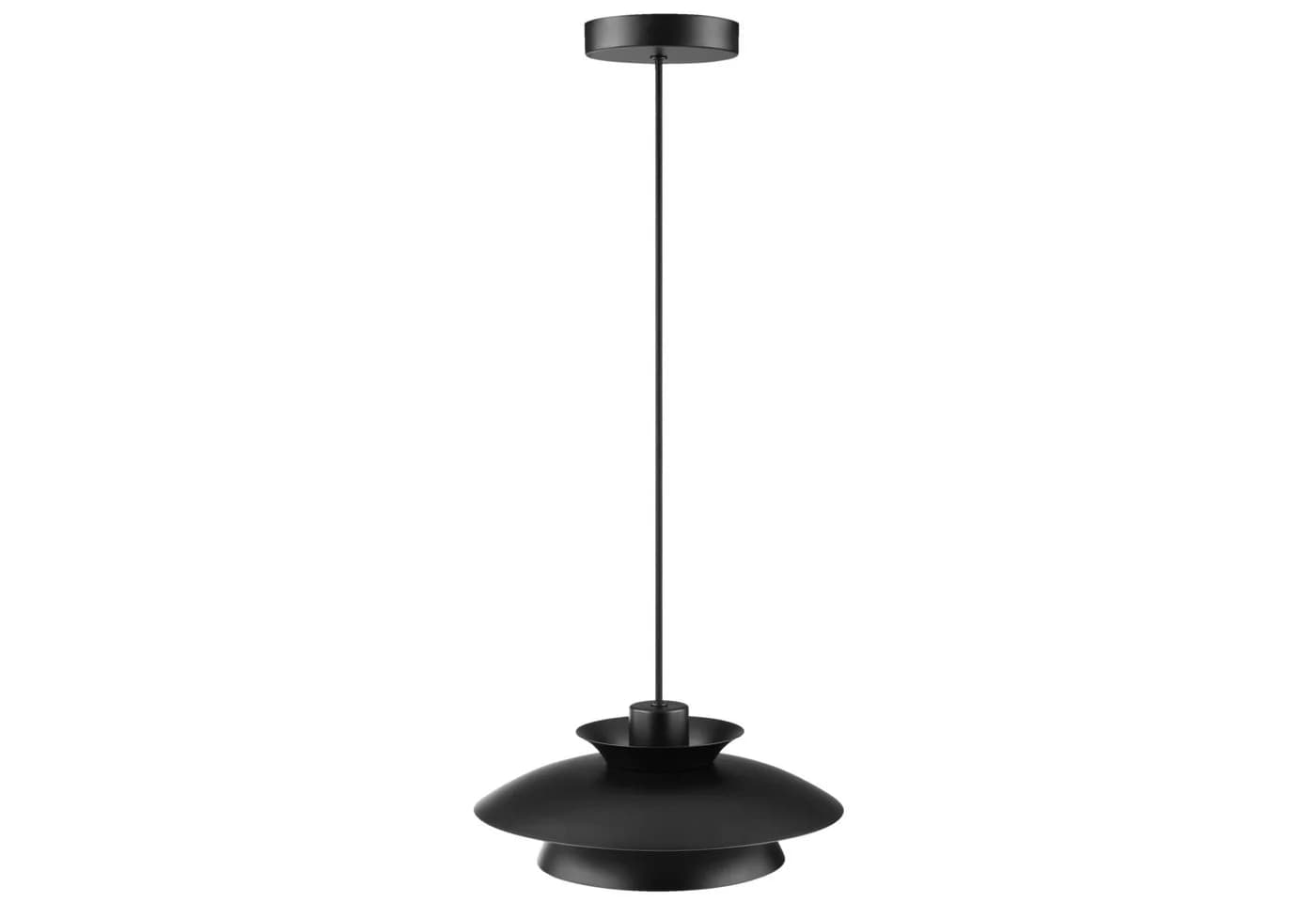 Lightbox Pendelleuchte Schwarz Matt Metall E27 Fassung - Bild 5