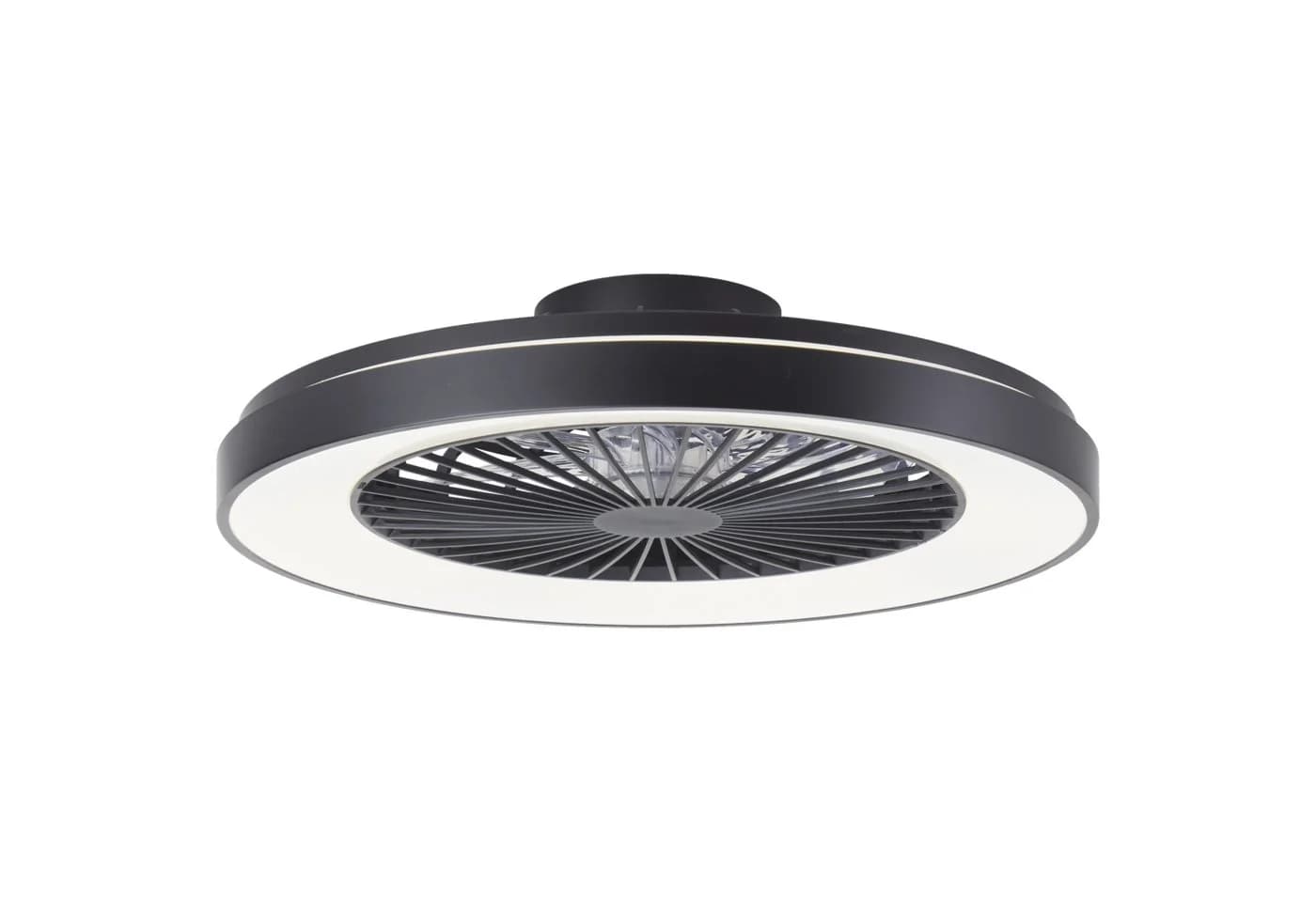 Lightbox Deckenleuchte mit Ventilator, CCT, dimmbar, IC-RGB, 58 cm, schwarz - Bild 3