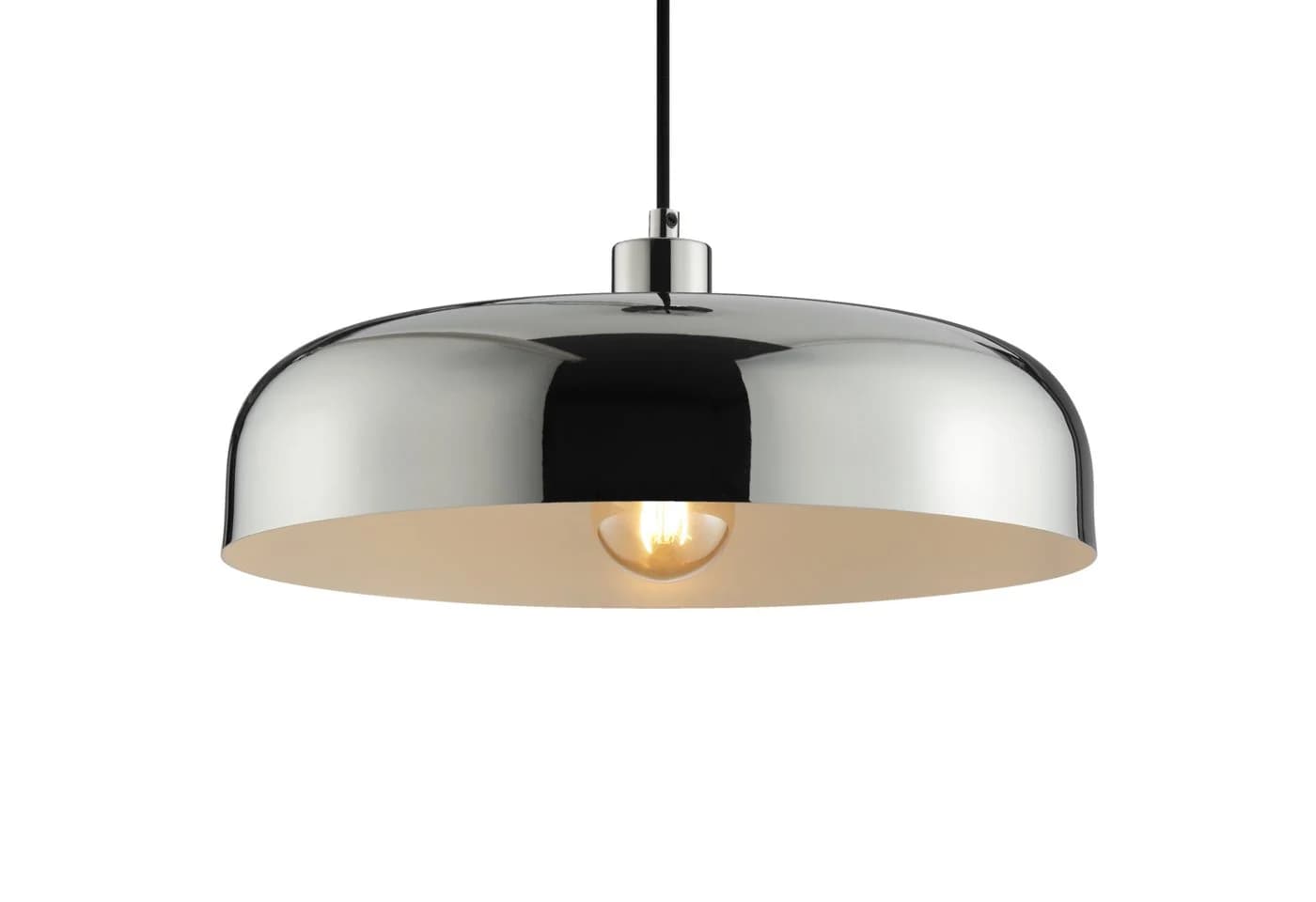 Lightbox Pendelleuchte Chrom E27 Ø 36 cm - Bild 4