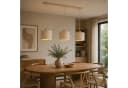 Lightbox Pendelleuchte 3x E27 Beige/Braun Metall/Holz/Textil Bild 2