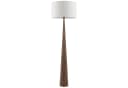 Lightbox Stehlampe E27 Holz Textil Kegelfuß dunkel Bild 5