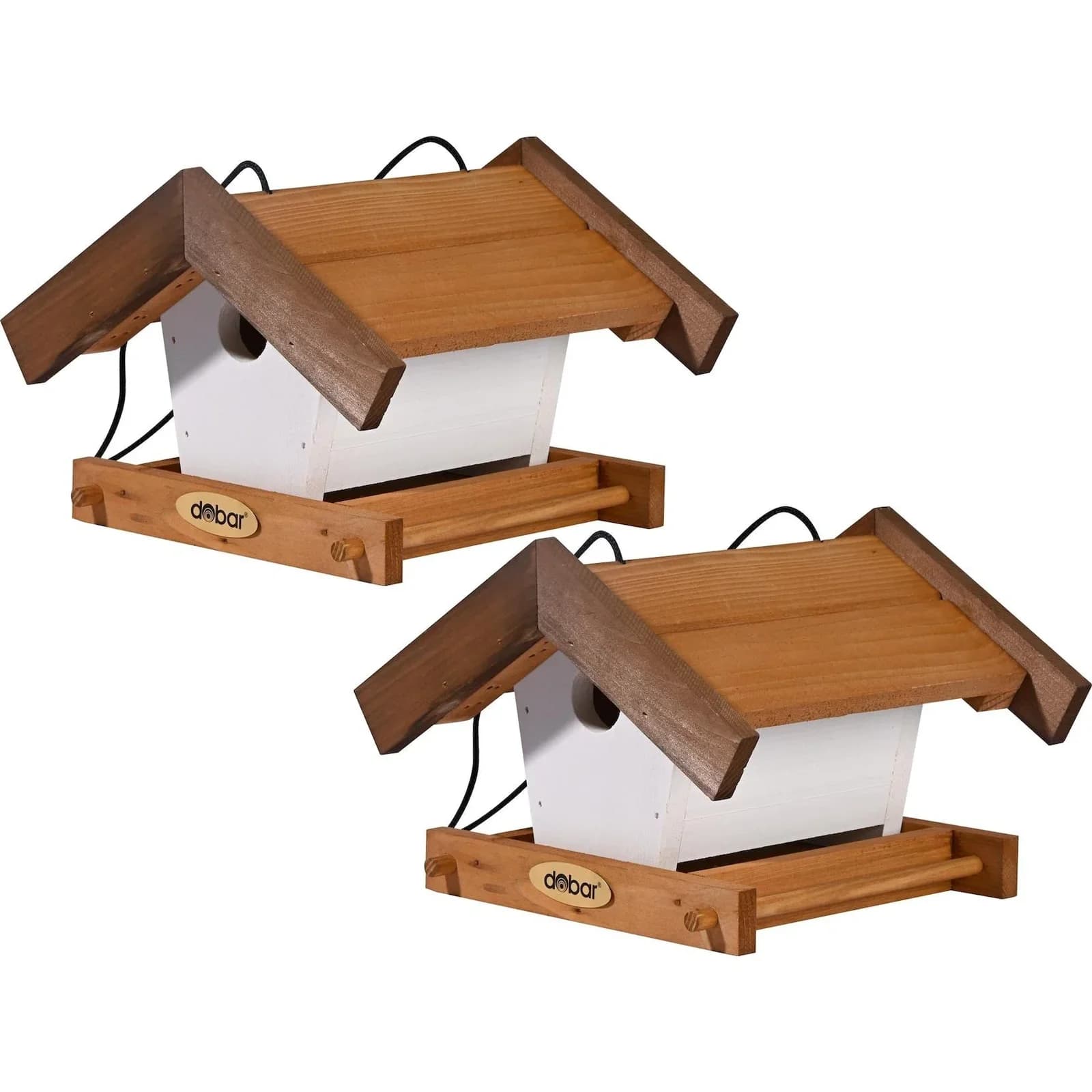 Dobar Vogelhaus "Goldener Oktober" 2er Set Ständermontage
