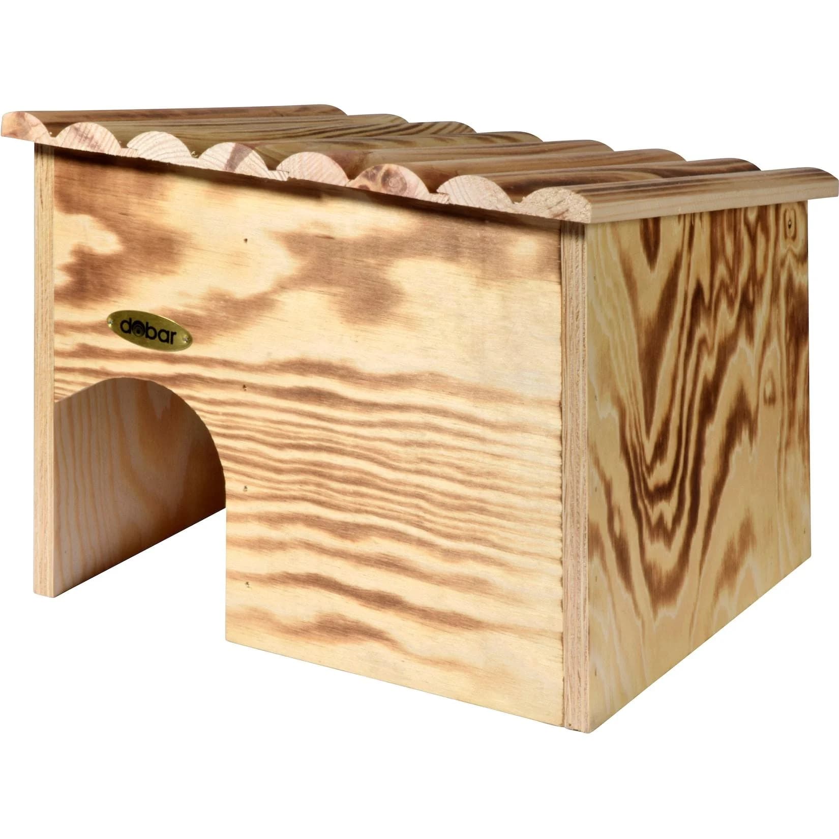 Dobar Igelhaus Bausatz aus FSC®-Kiefernholz mit Labyrintheingang