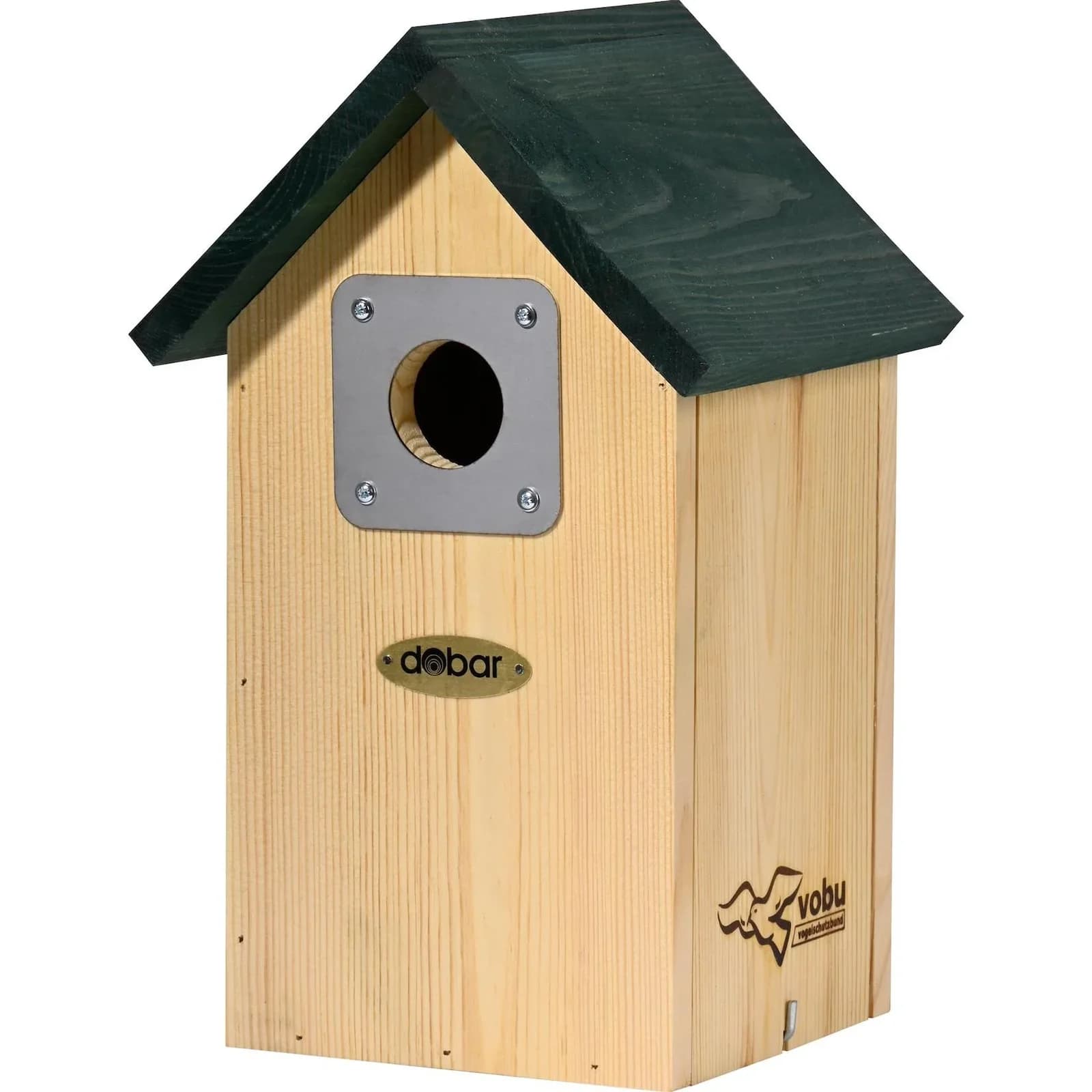 Dobar VOBU-Nistkasten Spitzdach für Zaunkönig aus Holz