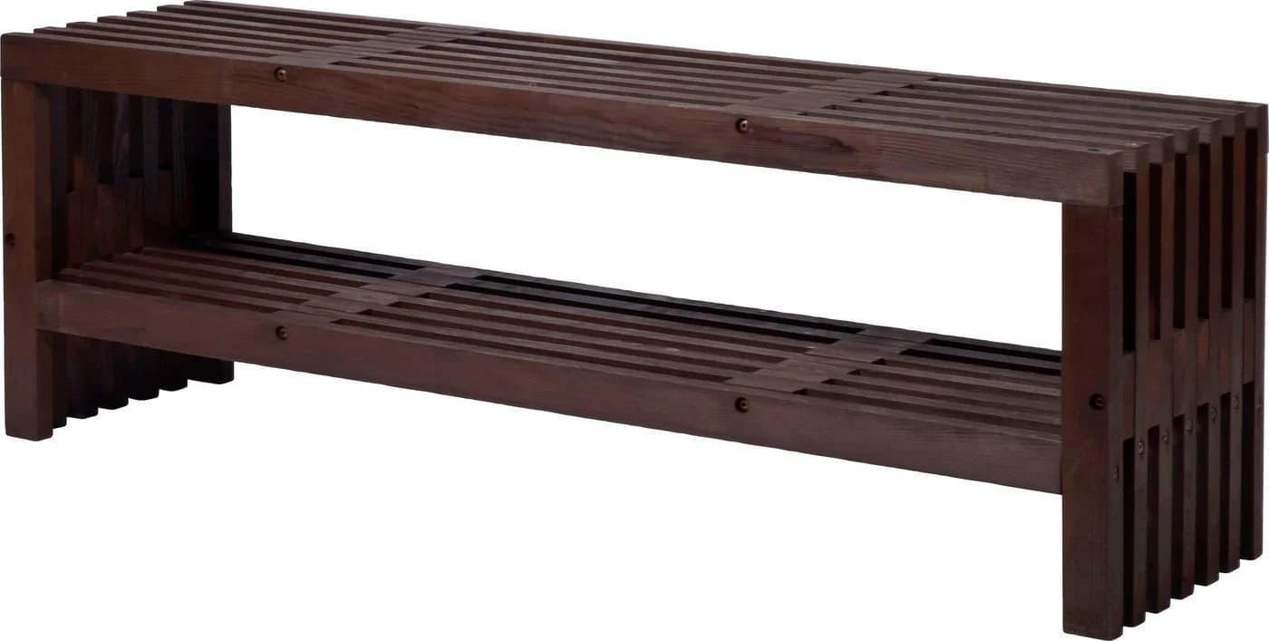 Dobar Gartenbank Svensson Braun mit Stauraum - Bild 2