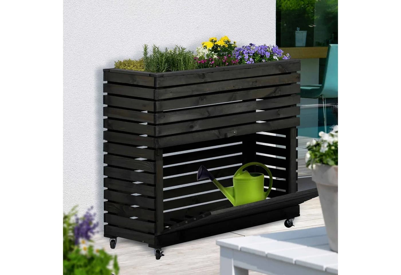 Dobar Hochbeet Rolla XL Anthrazit - Bild 3