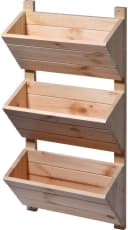 Dobar Wandbeet mit 3 Pflanzkästen Weiß Vertikalbeet Bild 4
