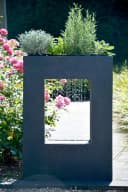 Dobar Design-Gartenbrunnen mit Pflanzoption Weiß Modern Bild 5