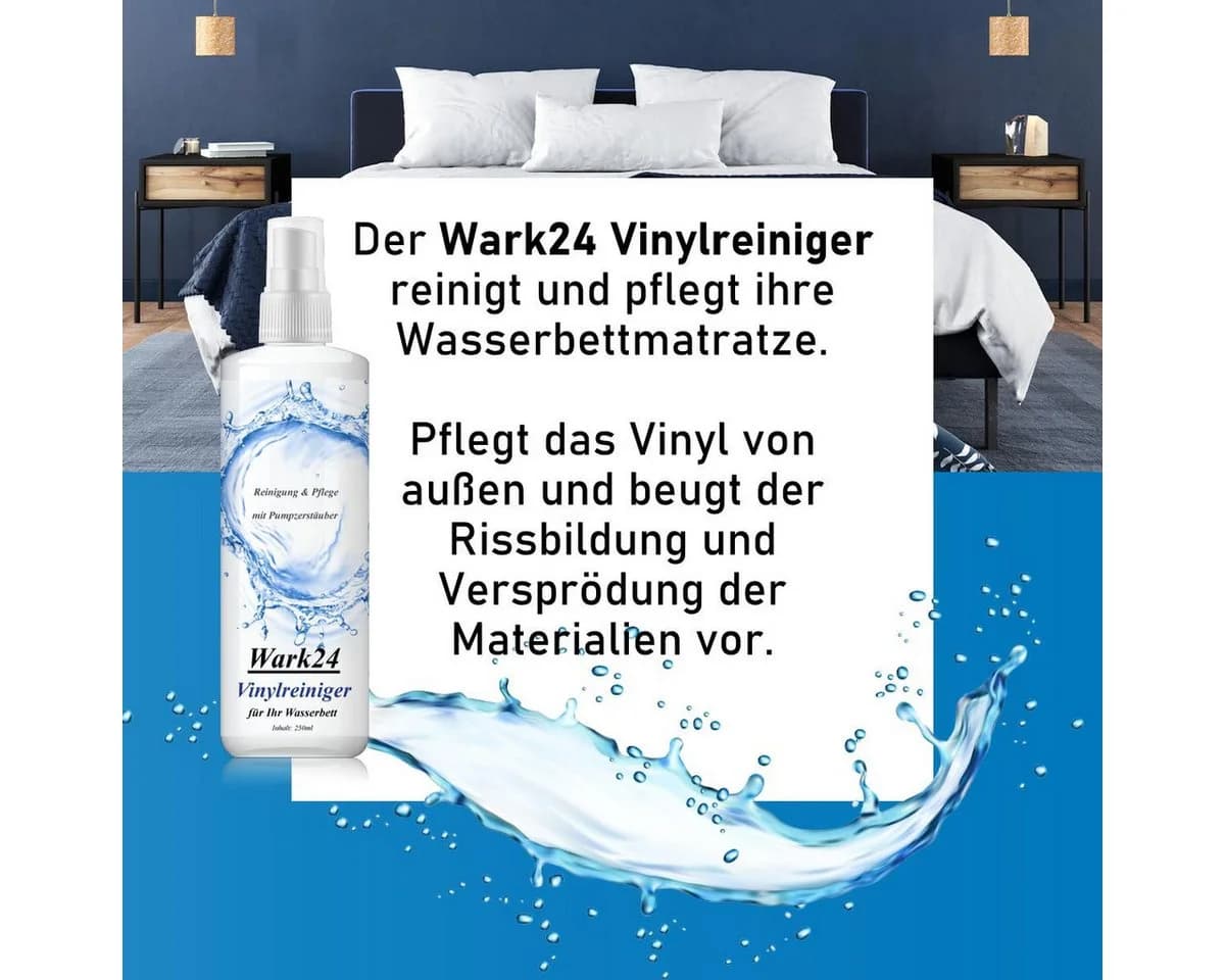 Wark24 Wasserbett Vinylreiniger 250ml 2er Pack