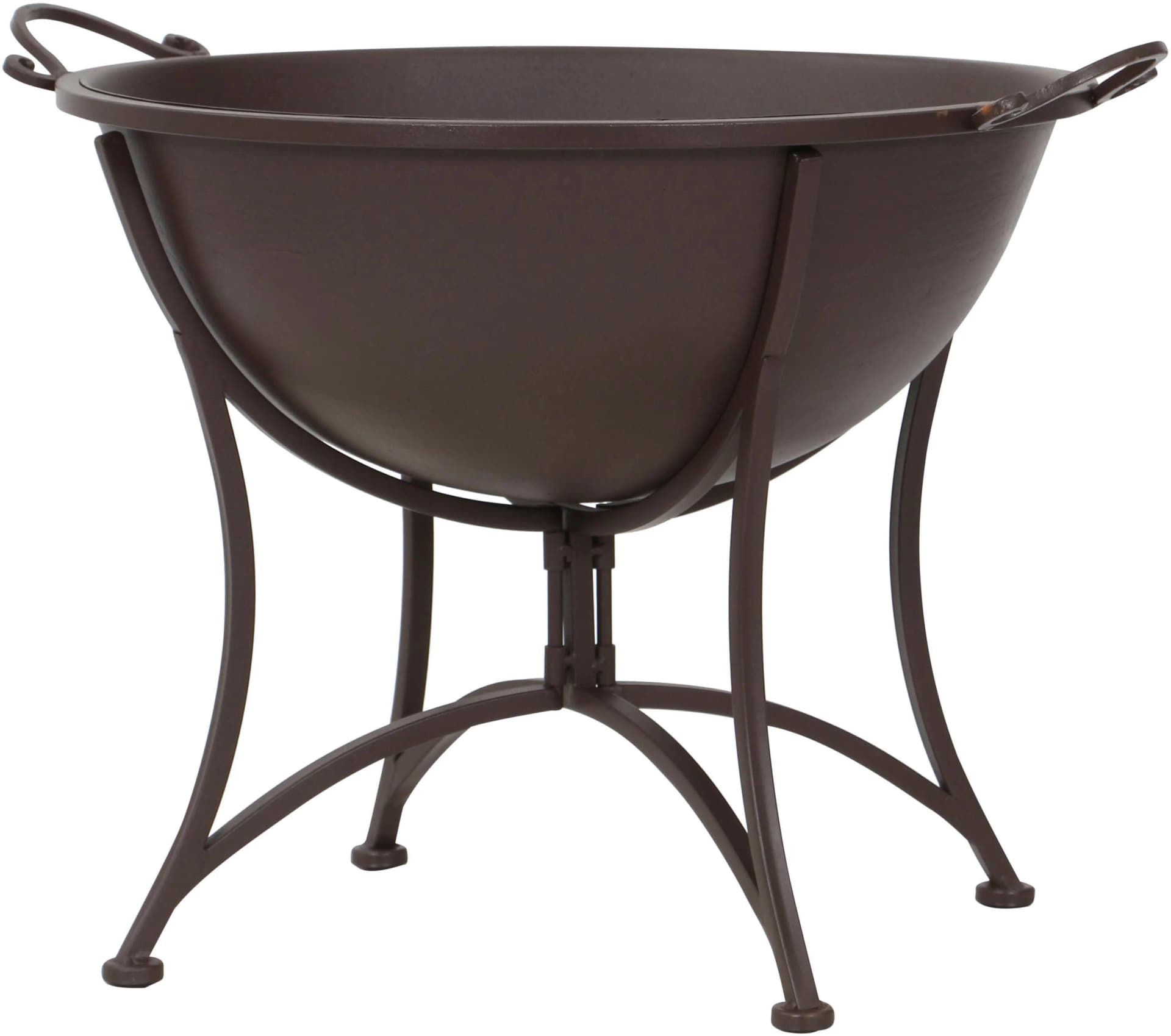 Feuerschale SIENA GARDEN Antik Braun Metall