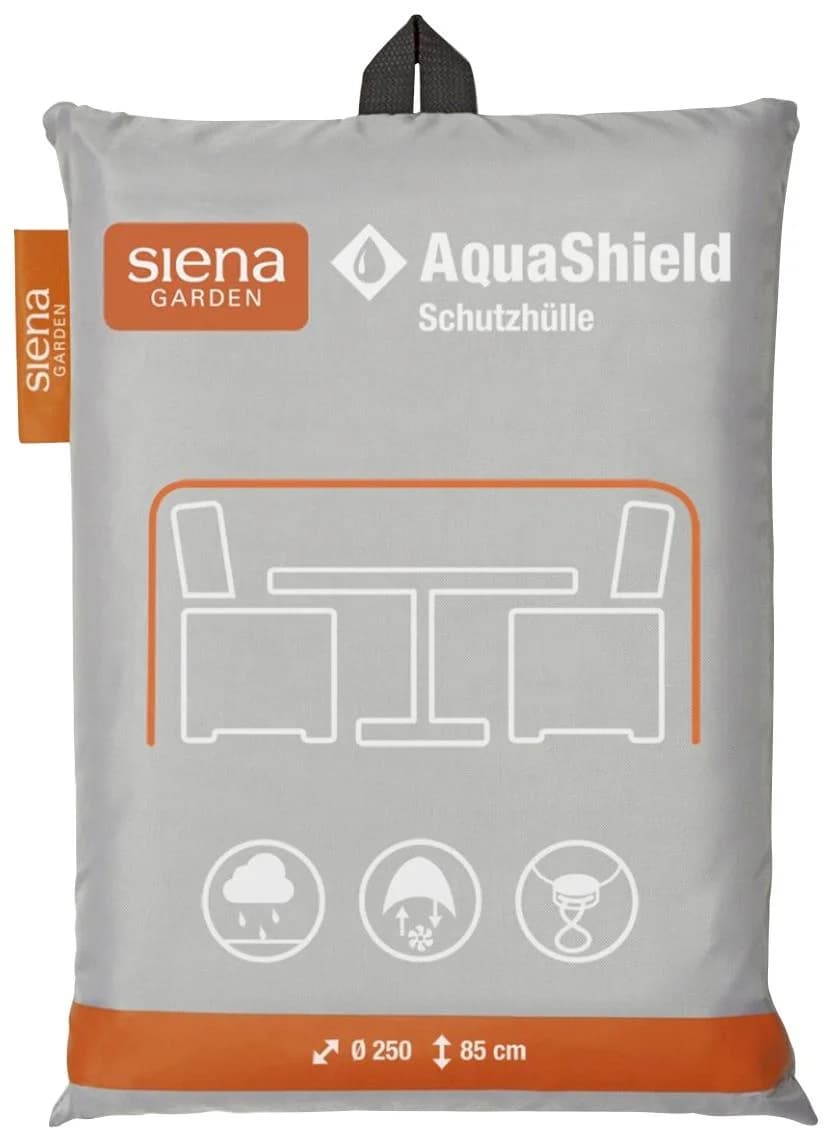 SIENA GARDEN Sitzgruppenhülle Grau Polyester Ø250xH85 cm - Bild 3