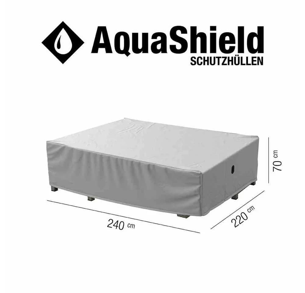 SIENA GARDEN AquaShield Gartenmöbel-Schutzhülle Grau Polyester - Bild 3