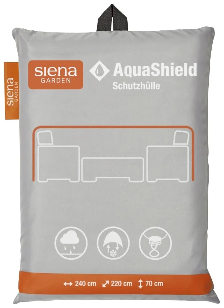 SIENA GARDEN AquaShield Gartenmöbel-Schutzhülle Grau Polyester - Bild 4