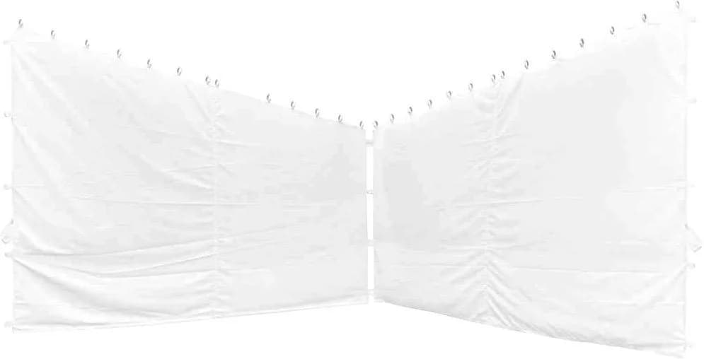SIENA GARDEN Pavillonseitenteil Weiß Polyester für Berlino 300x300 cm
