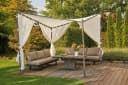SIENA GARDEN Pavillonseitenteil Weiß Polyester für Berlino 300x300 cm Bild 3