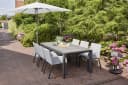 Siena Garden Sonnenschirm Avio Grau 300x200 cm Marktschirm Bild 1