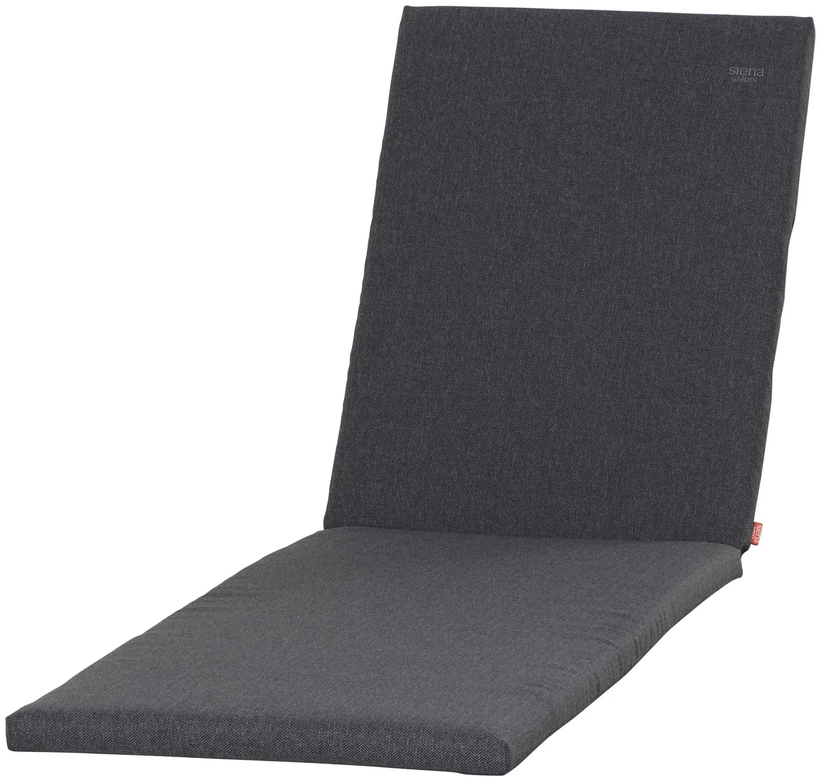 SIENA GARDEN Liegenauflage Aster Anthrazit Polyester