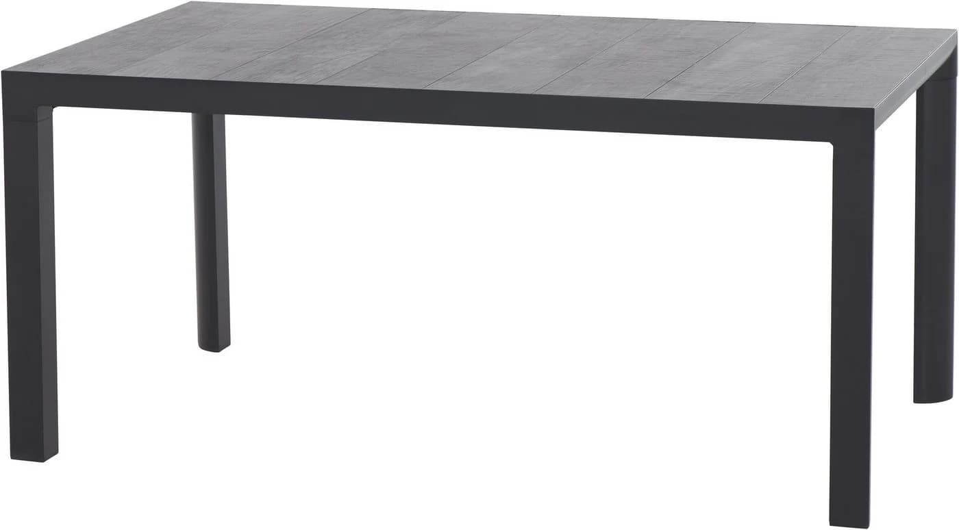 Siena Garden Gartentisch Silva Aluminium Keramik Grau Anthrazit