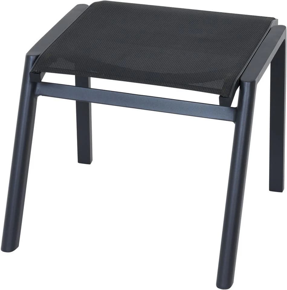 Siena Garden Hocker BOLOGNA Aluminiumgestell Ranotex Bezug anthrazit/grau - Bild 2