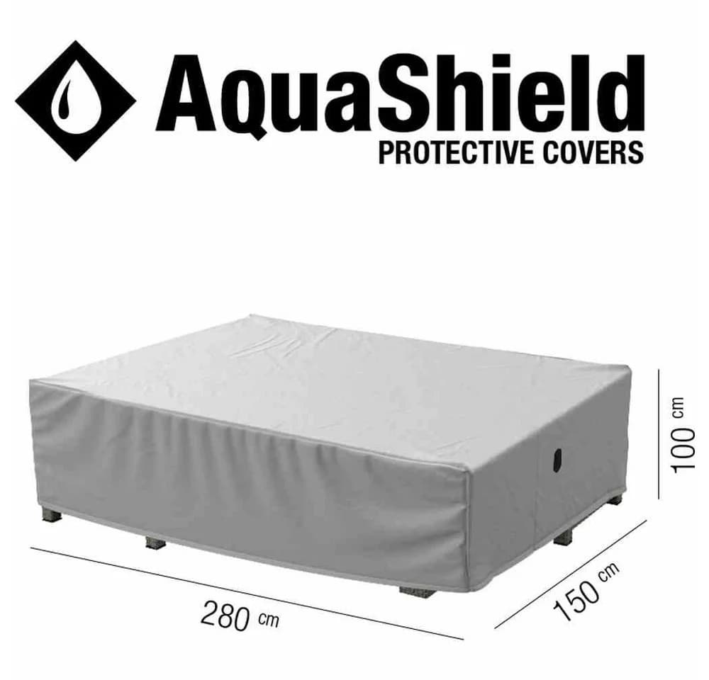 SIENA GARDEN AquaShield Gartenmöbel-Schutzhülle Grau Polyester - Bild 5