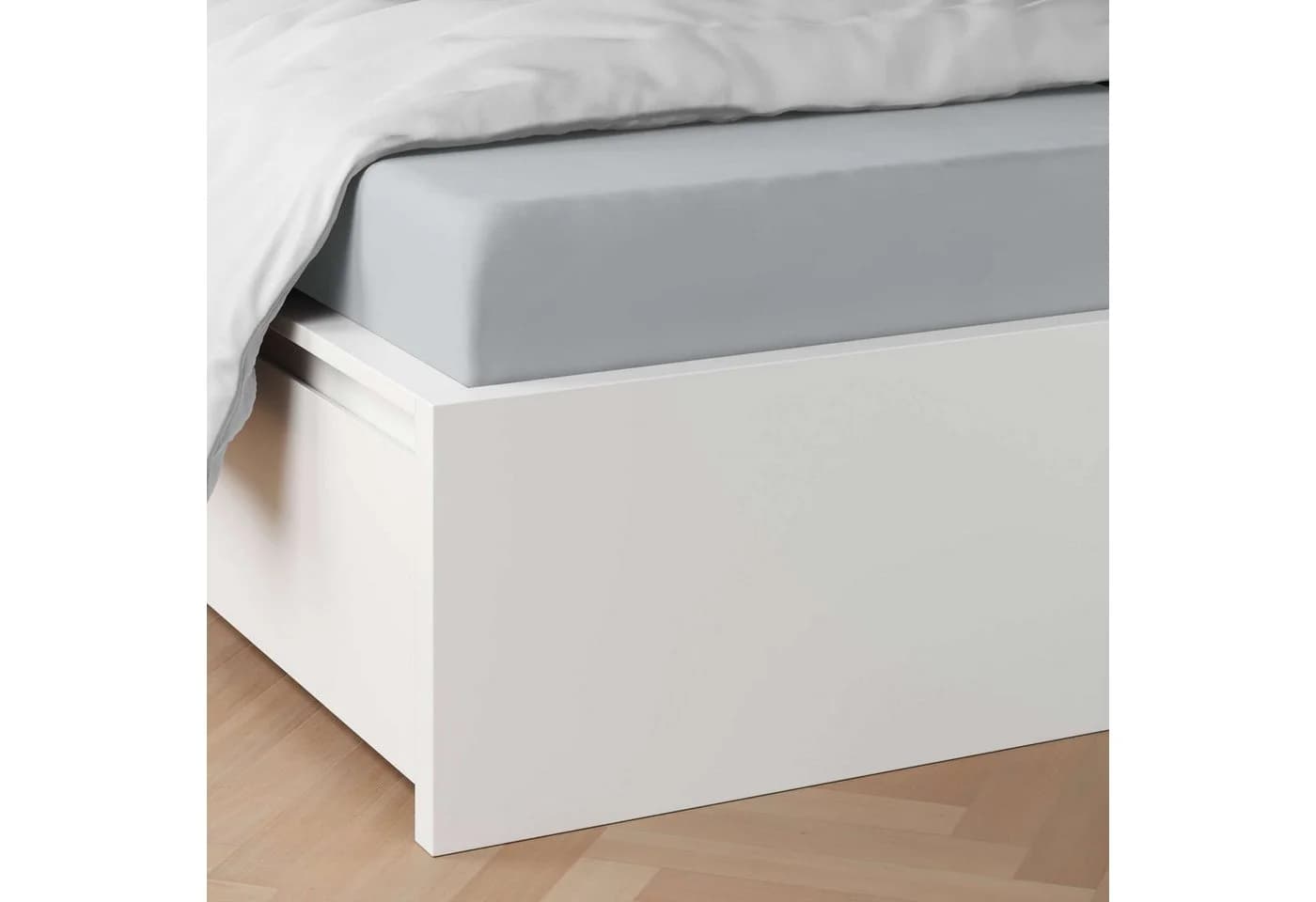 etérea Mako Satin Bettwäsche Lilu Schmetterlinge Grau/Weiß 2-teilig - Bild 4