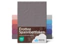 etérea Frottee Spannbettlaken Grau Rundumgummizug Bild 2