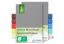 etérea Kinder Spannbettlaken 2er-Pack Grau Microfaser Bild 2