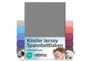 etérea Comfort Jersey Spannbettlaken 100% Baumwolle Grau Rundumgummi Bild 2