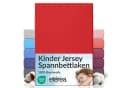 etérea Jersey Spannbettlaken Rot 100% Baumwolle Rundumgummizug Bild 2