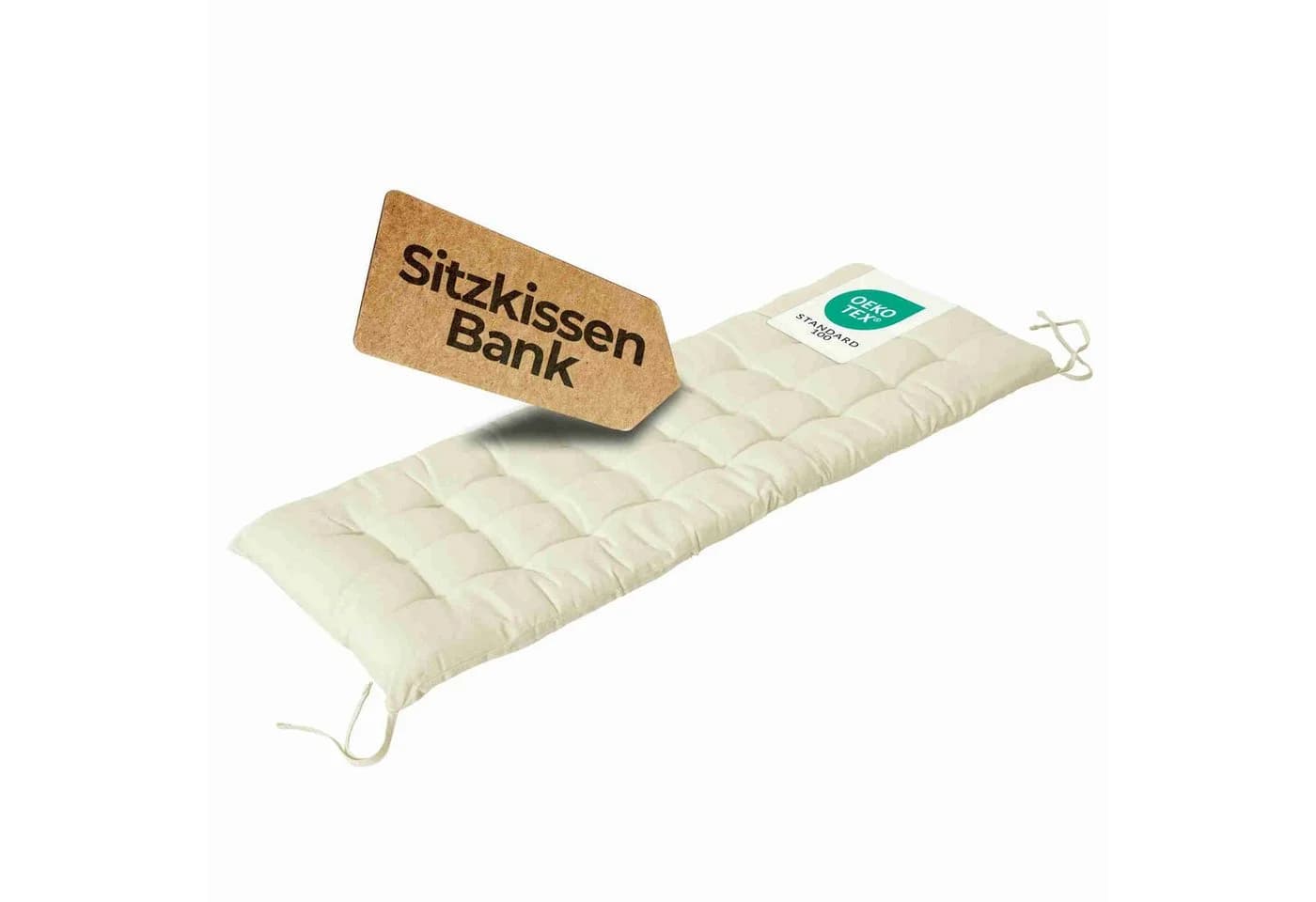 etérea Bankauflage Basic Beige Microfaser Sitzkissen - Bild 2