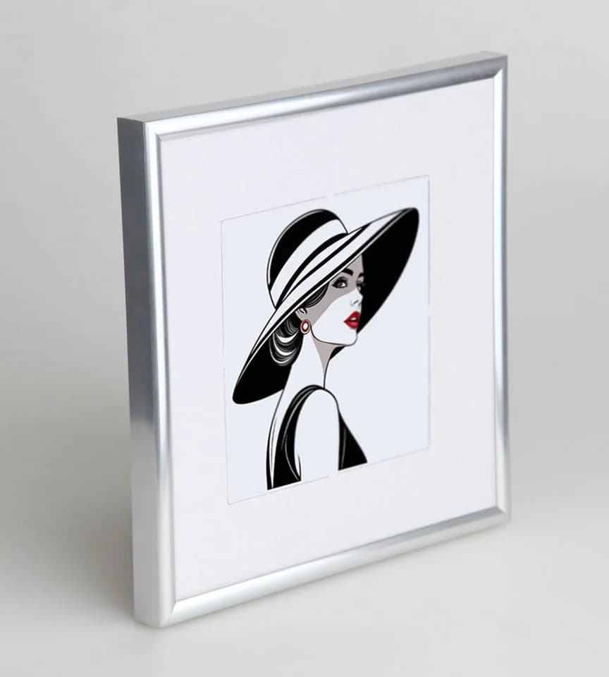 IDEAL TREND Bilderrahmen New Lifestyle Kunststoff quadratisch Silber - Bild 5