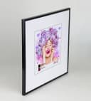 IDEAL TREND Bilderrahmen 20x20 Schwarz Kunststoff mit Echtglas Bild 5