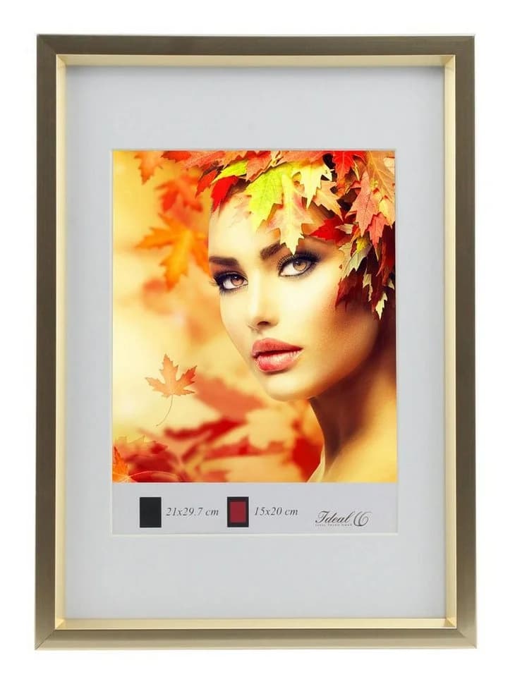 IDEAL TREND Bilderrahmen Gold Kunststoff Metal Style