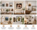 IDEAL TREND Bilderrahmen 30x30 cm mit Passepartout & Glas Bild 1