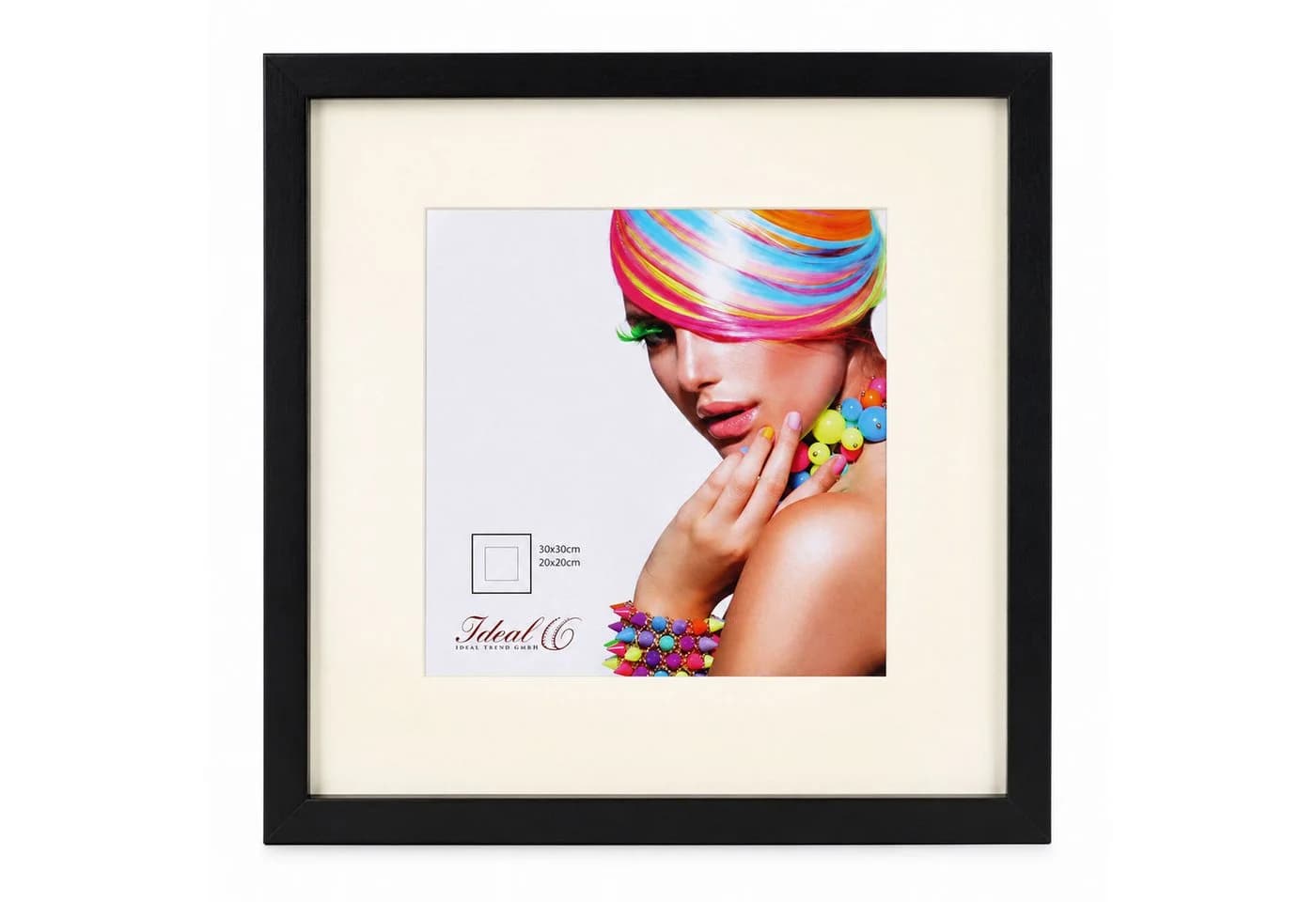 IDEAL TREND Bilderrahmen 30x30 cm mit Passepartout & Glas - Bild 2