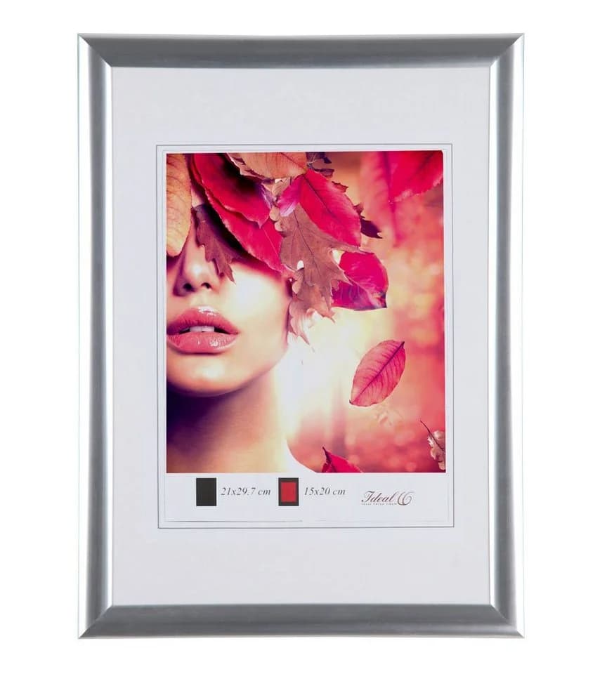 IDEAL TREND Bilderrahmen Silber Modernes Design Echtes Glas - Bild 2