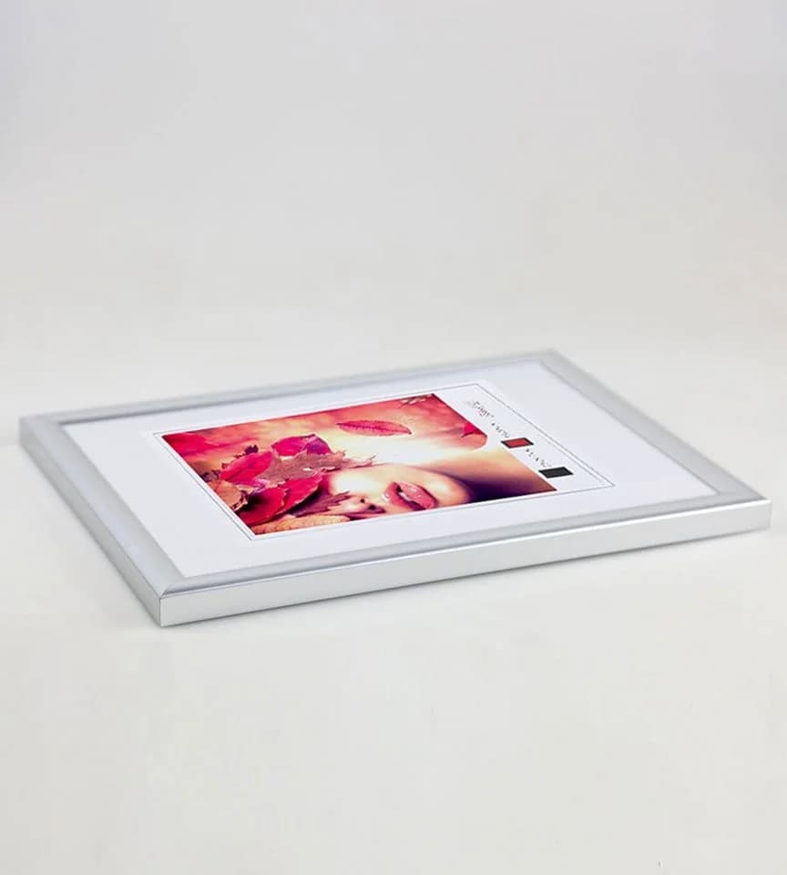 IDEAL TREND Bilderrahmen Silber Modernes Design Echtes Glas - Bild 3