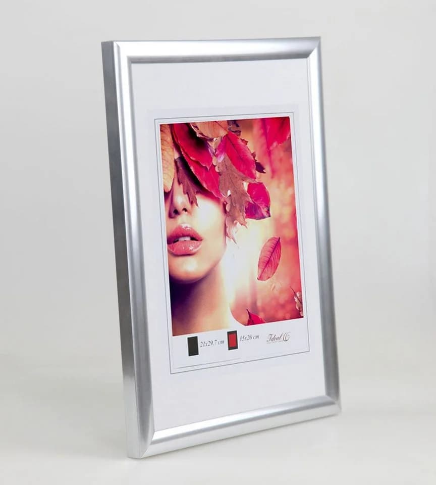 IDEAL TREND Bilderrahmen Silber Modernes Design Echtes Glas - Bild 5