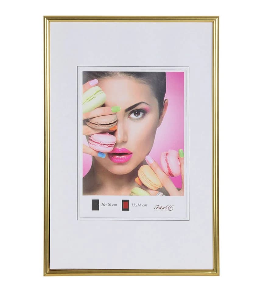 IDEAL TREND Bilderrahmen 3er Set 20x30 cm Gold Kunststoff Klarglas - Bild 3