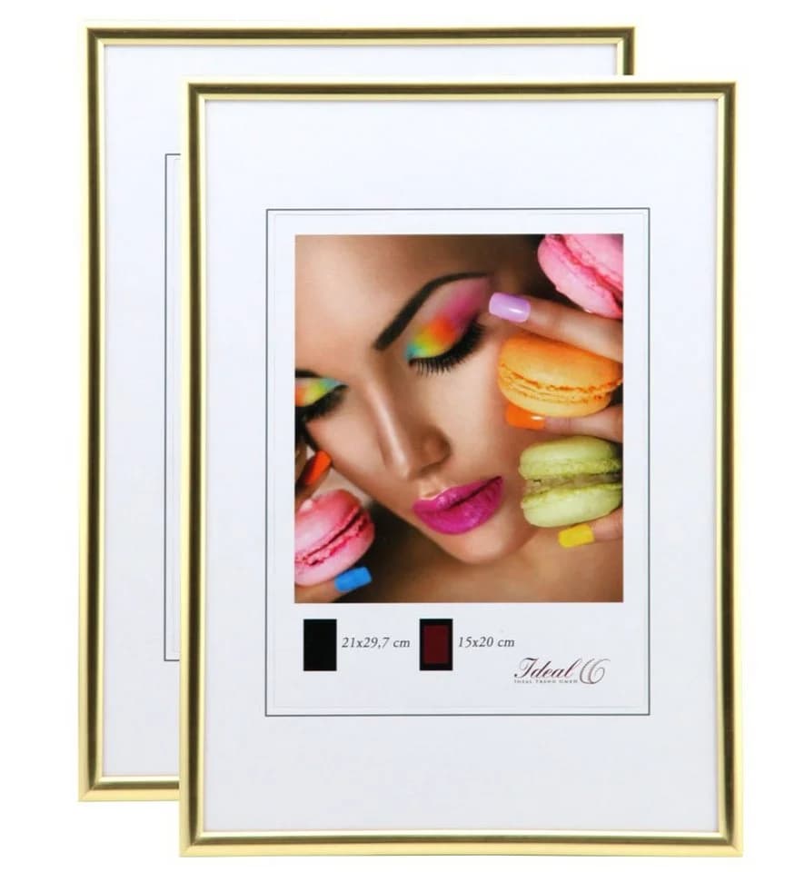 IDEAL TREND Bilderrahmen Set Gold Kunststoff Wanddeko Collage - Bild 2