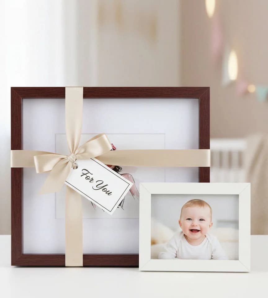 IDEAL TREND Bilderrahmen Brasil Holz 12x17 cm Beige mit Passepartout - Bild 3