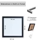IDEAL TREND Bilderrahmen KS15 Braun Kunststoff Bild 5