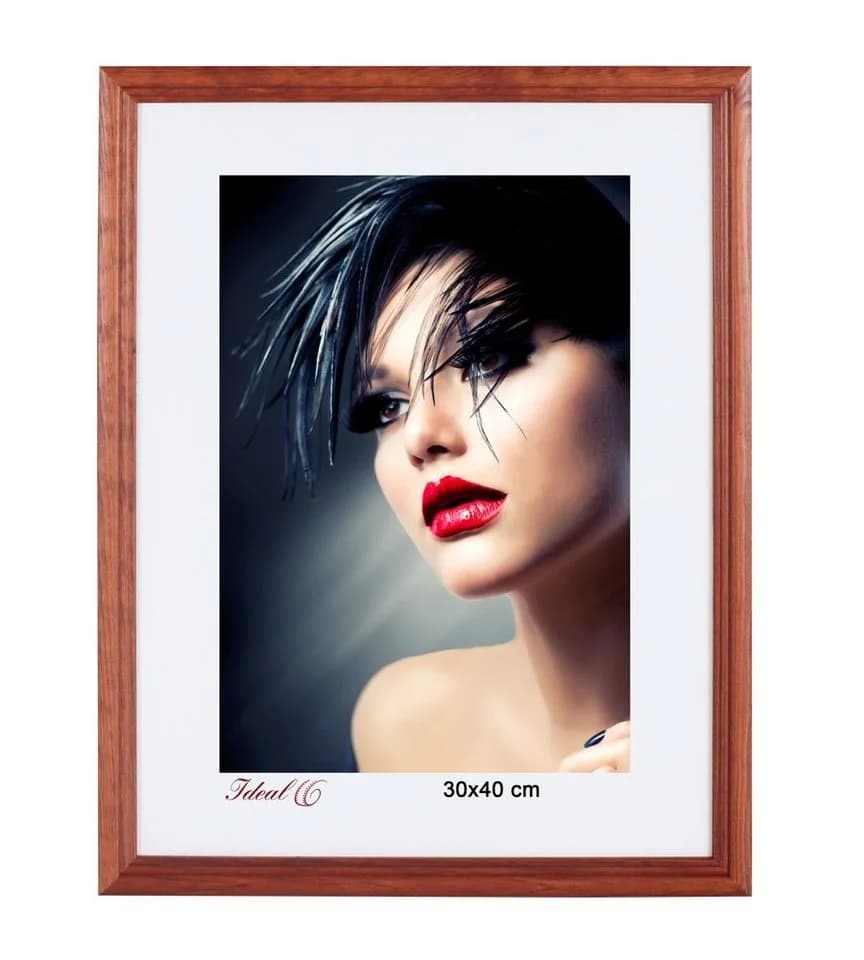 IDEAL TREND Bilderrahmen Artos Braun Holz Acrylglas 30x40 cm - Bild 2