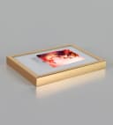 IDEAL TREND Bilderrahmen 10x15 cm Gold Kunststoff mit Klarglas Bild 4